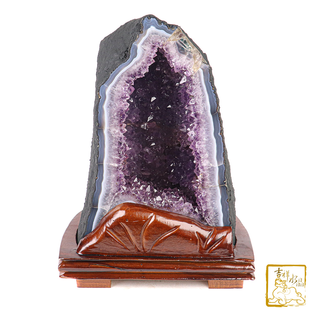 巴西紫水晶洞 8.97kg 財源廣進