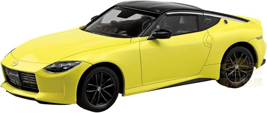 AOSHIMA 拼裝模型套件 日產 Fairlady Z（閃電黃）17-A 比例 1/32