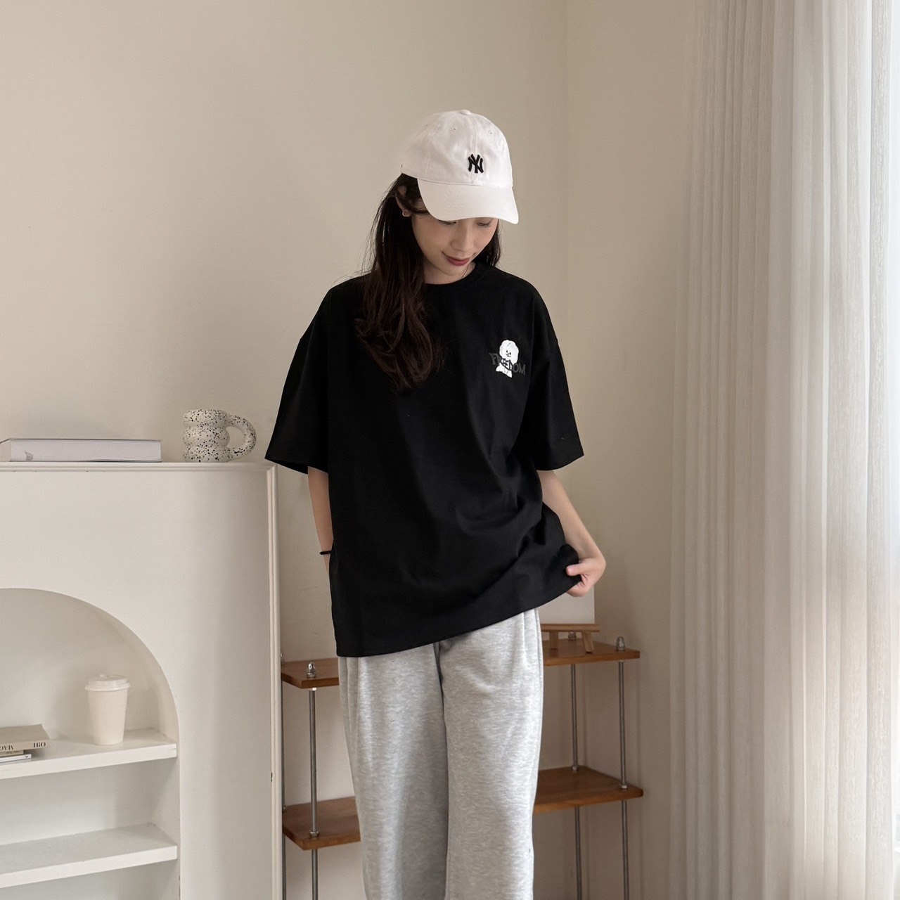 81151 FREEDOM棉花糖狗狗短T (C)