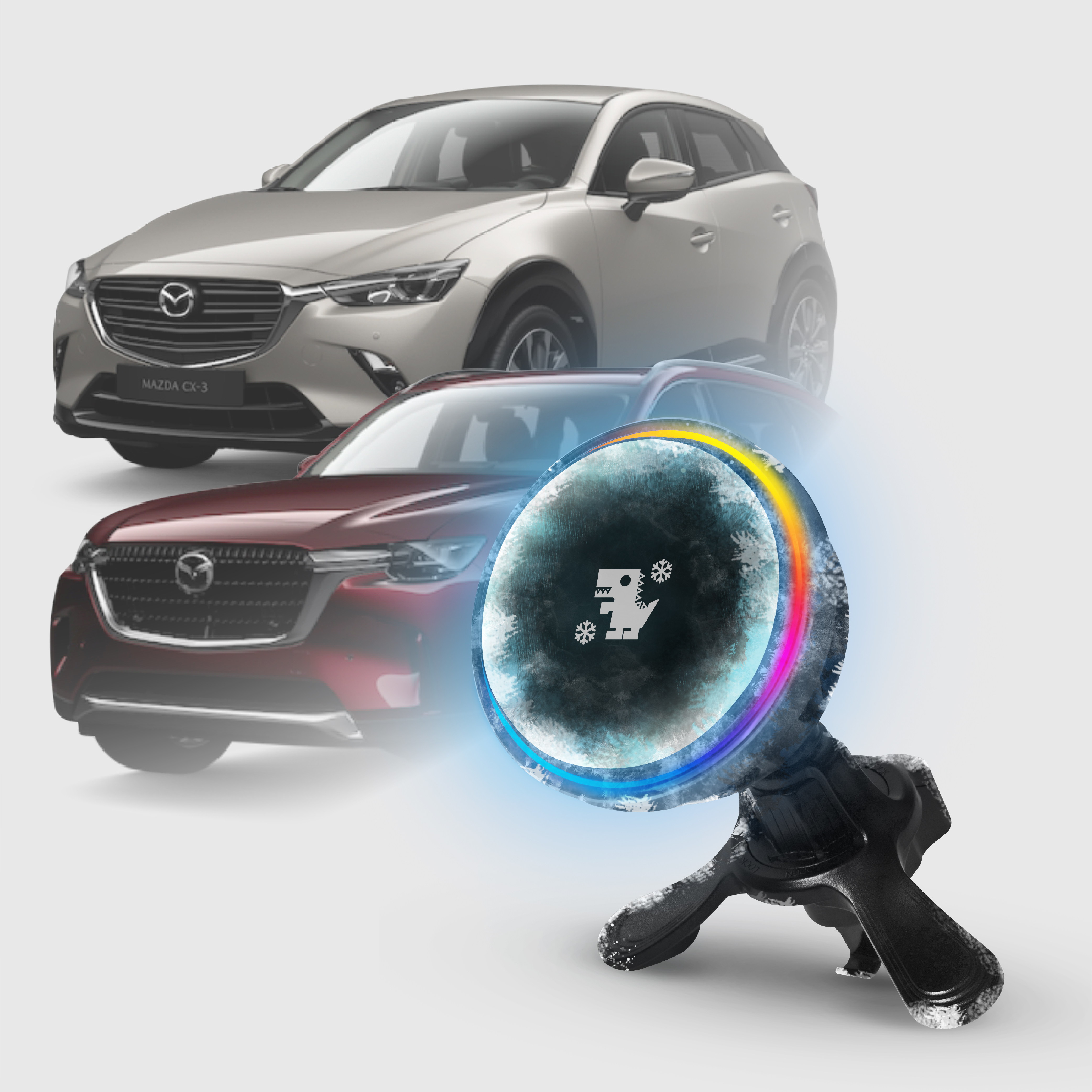 MAZDA CX-3 CX-30 CX-5 CX-60 CX-90｜XILLA黑鏡冰核智充手機架