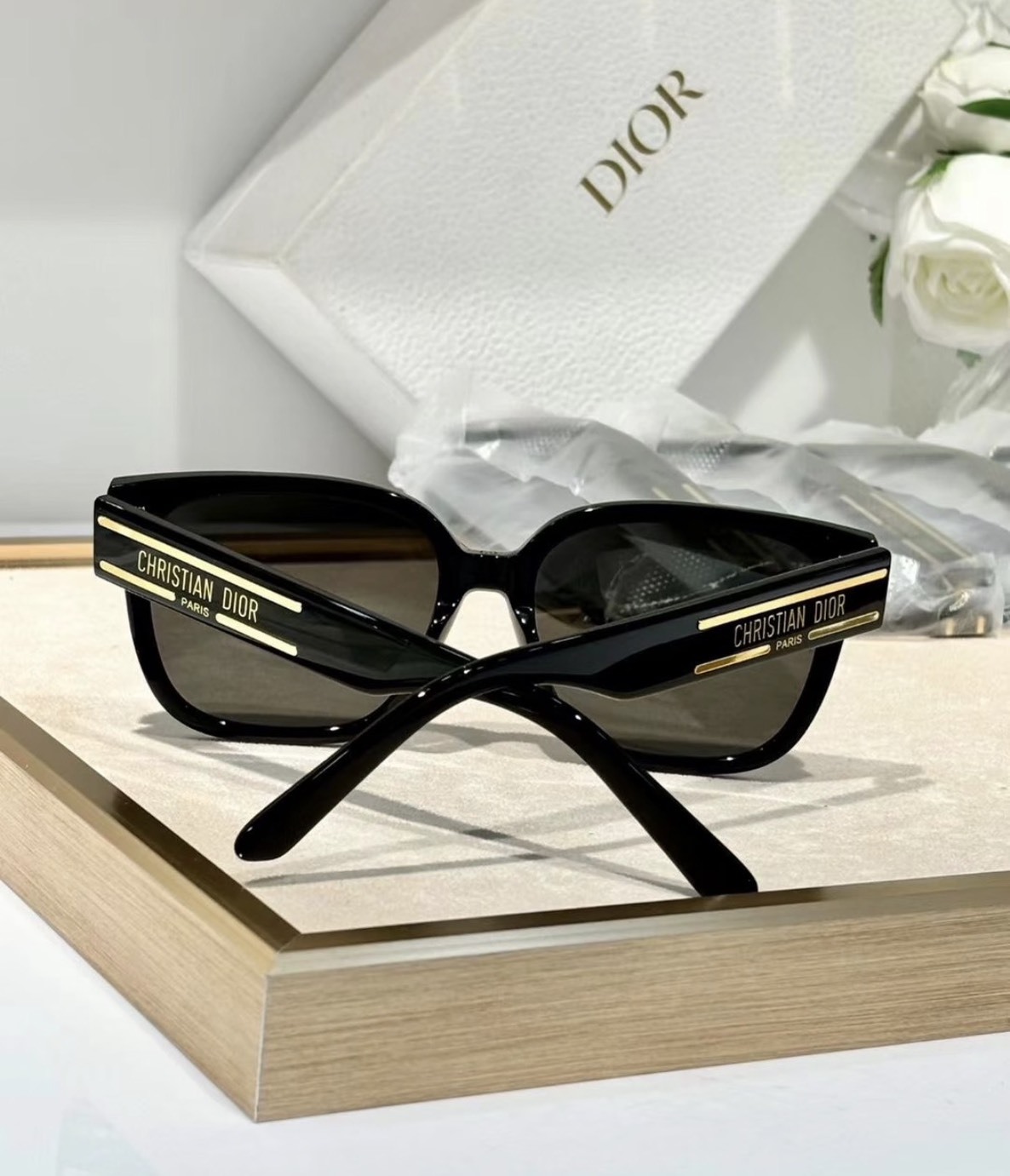 周杰倫同款😎 DIOR SIGNATURE S7F 黑色方形 太陽眼鏡