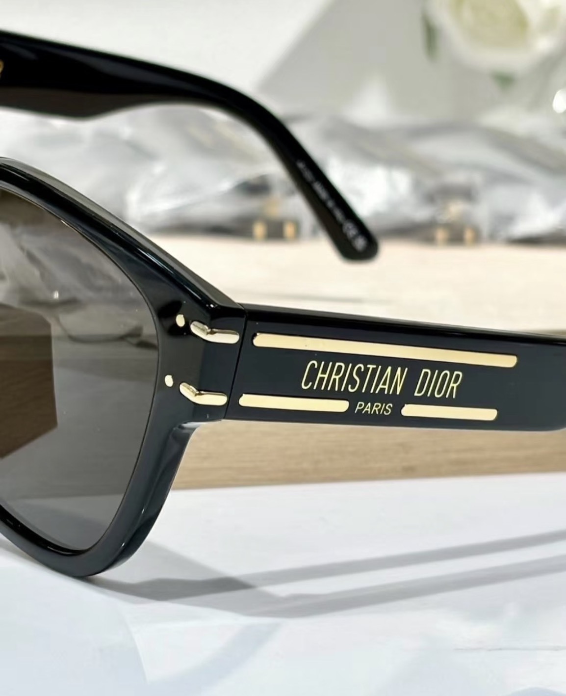 周杰倫同款😎 DIOR SIGNATURE S7F 黑色方形 太陽眼鏡