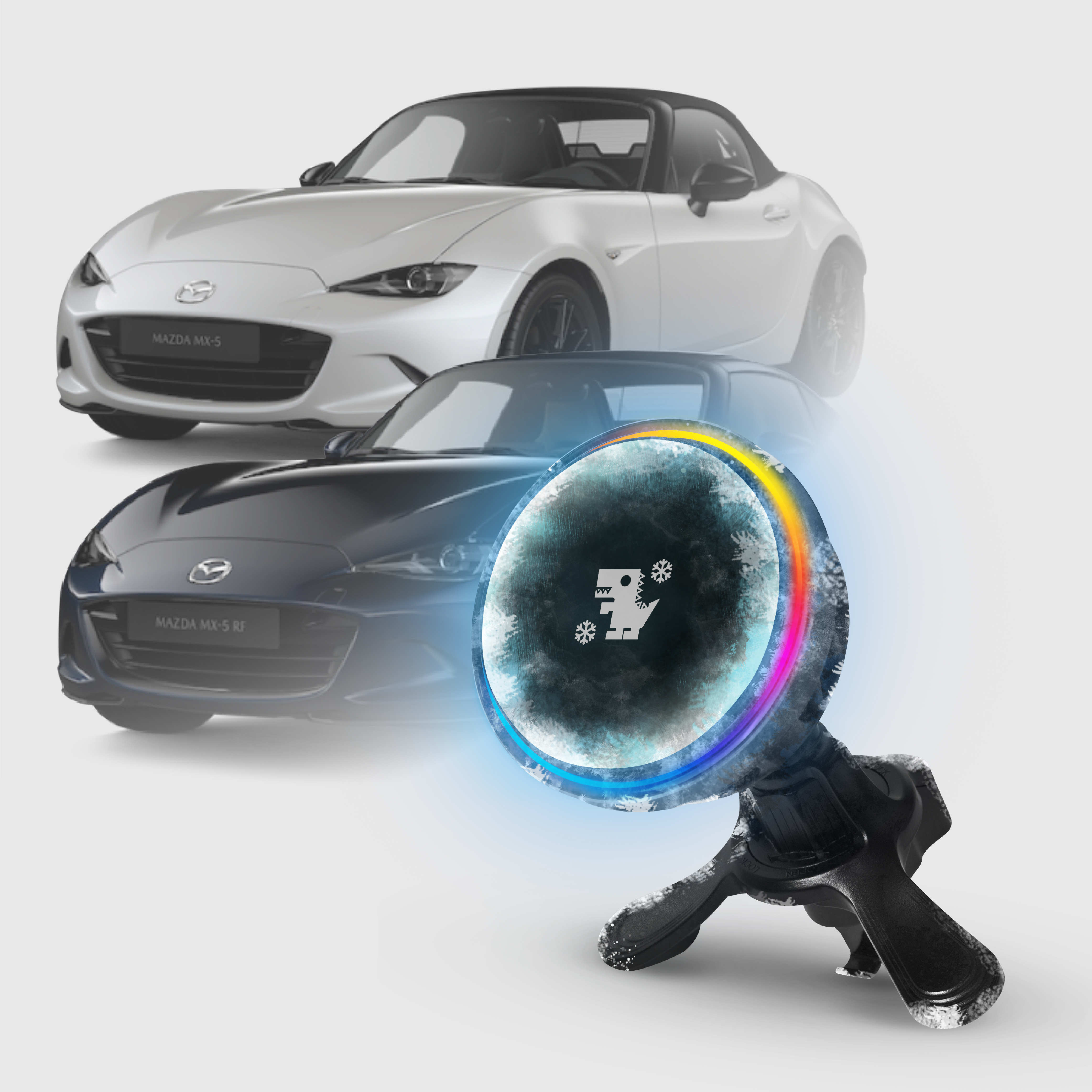MAZDA MX-5 系列｜XILLA黑鏡冰核智充手機架