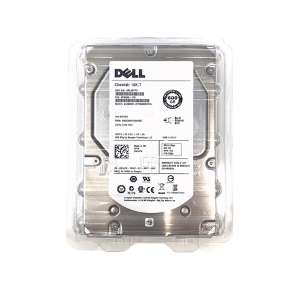 C4DY8 DELL 3.5" 600GB 15K SAS HDD (翻新)