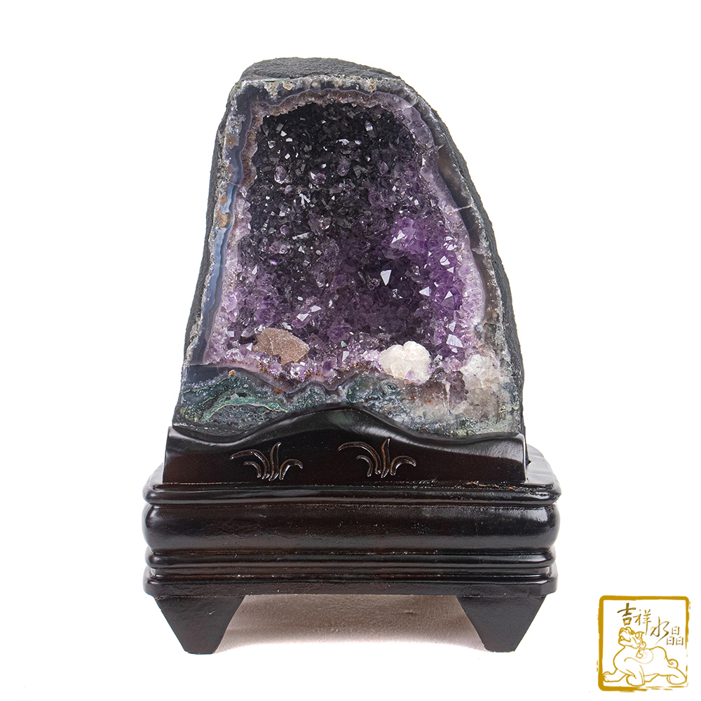 巴西紫水晶洞 4.8kg 四方進財