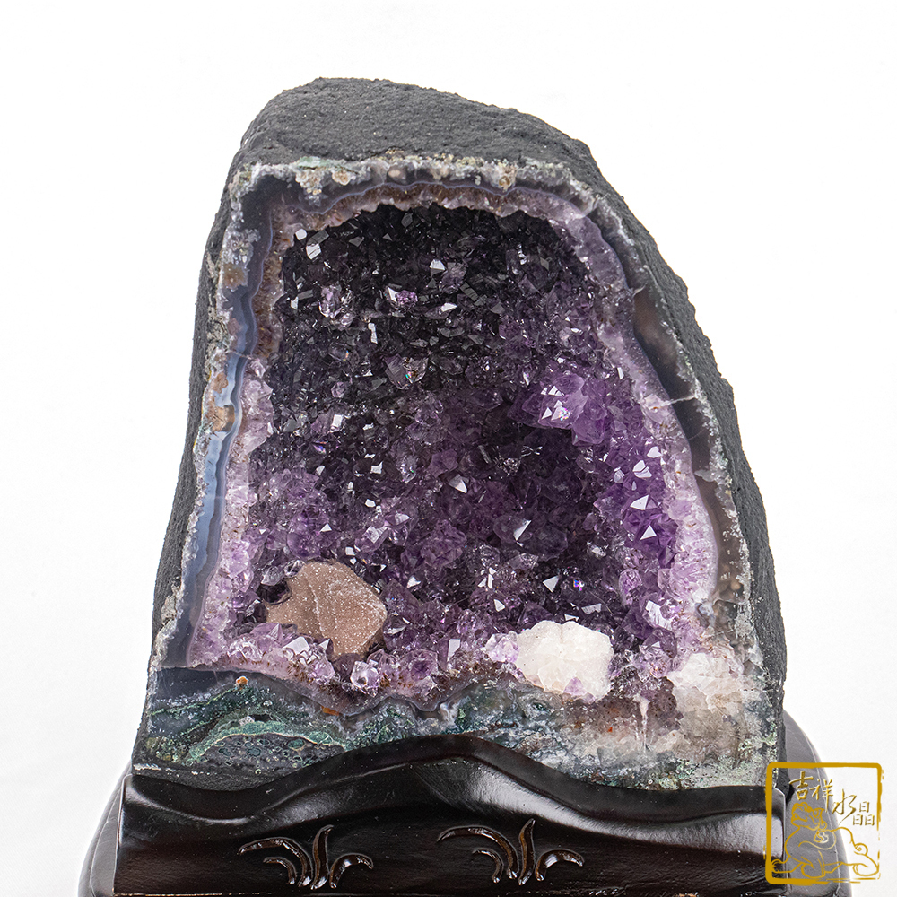 巴西紫水晶洞 4.8kg 四方進財