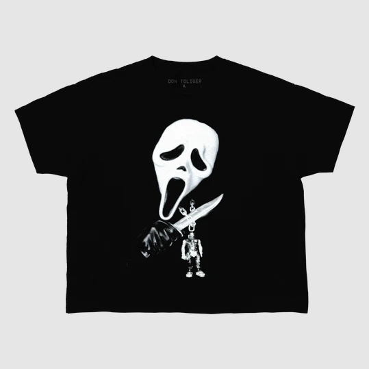 Travis Scott DON TOLIVER X SCREAM X CJ FAVORITE SCARY MOVIE TEE 驚聲尖叫 夜光 面具 小刀 玩偶 三方聯名 限定款