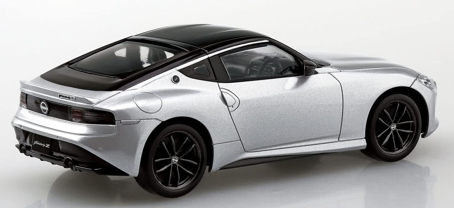 AOSHIMA 拼裝模型套件 Nissan Fairlady Z（亮銀色）17-D 比例 1/32