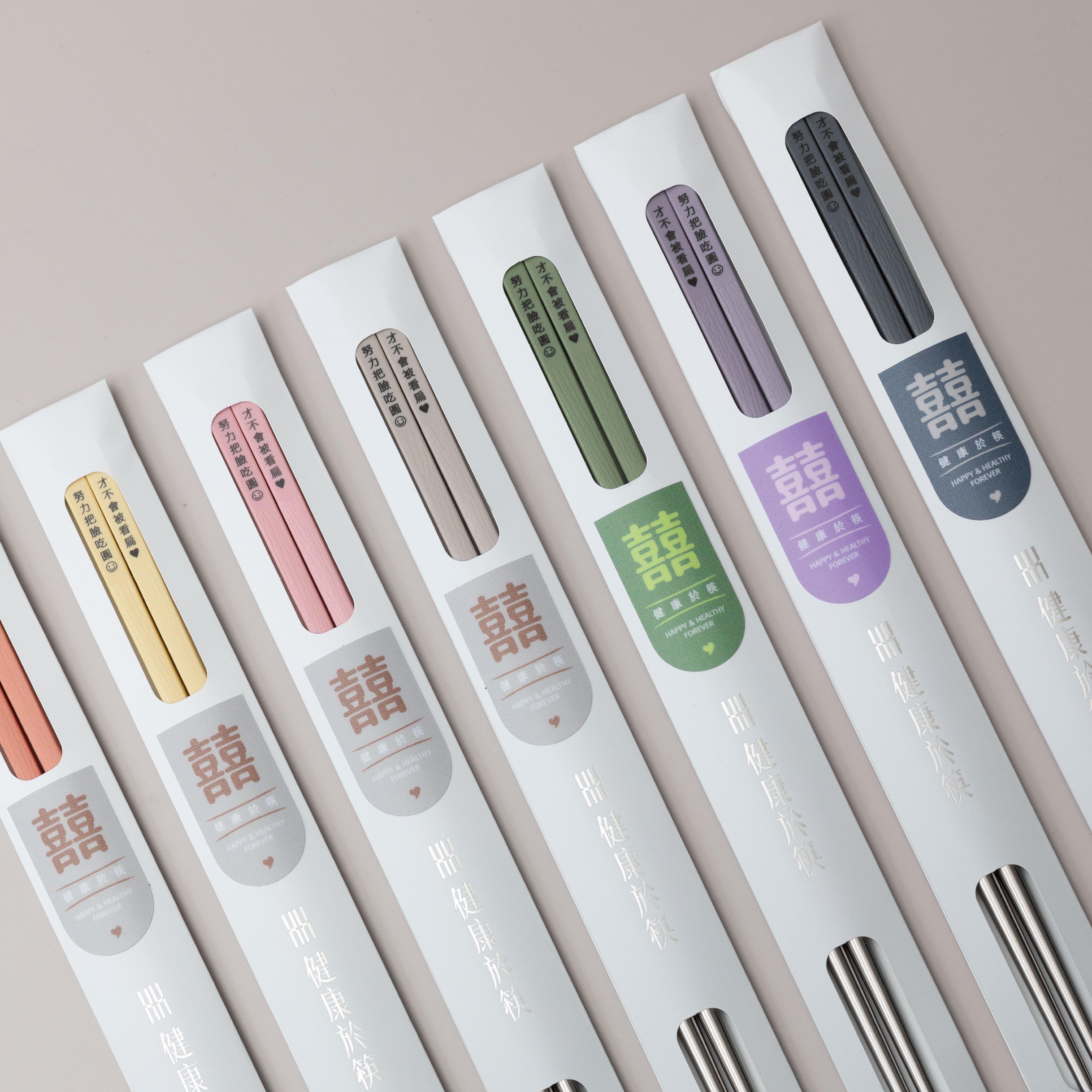 【婚禮小物】囍・對筷禮（1雙）