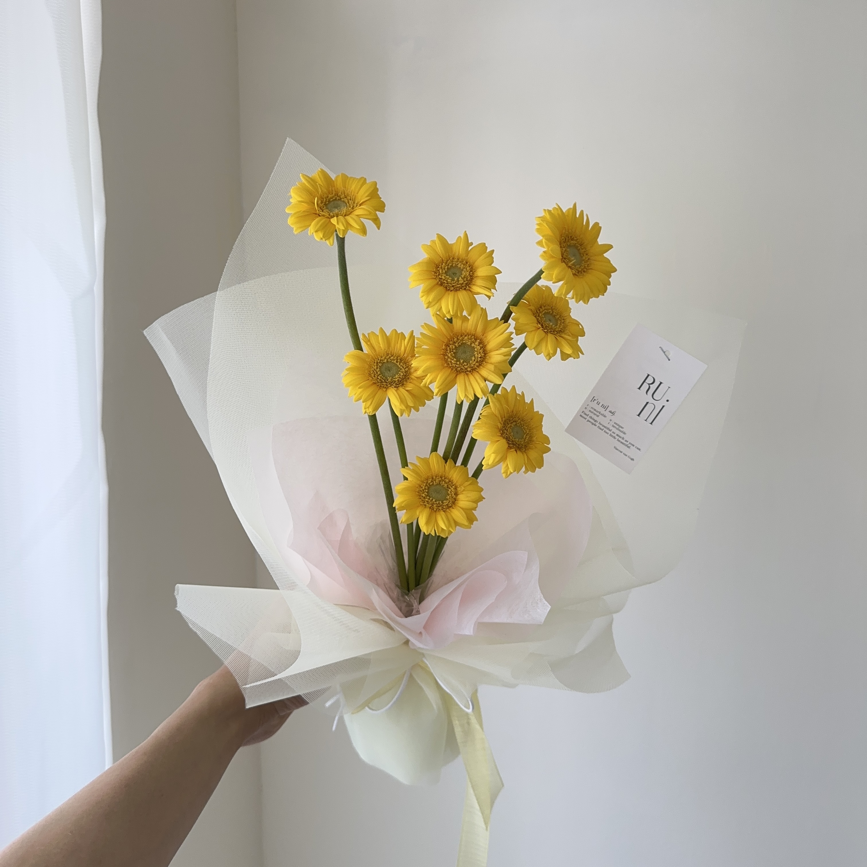 夏日敘事曲-迷你太陽鮮花花束