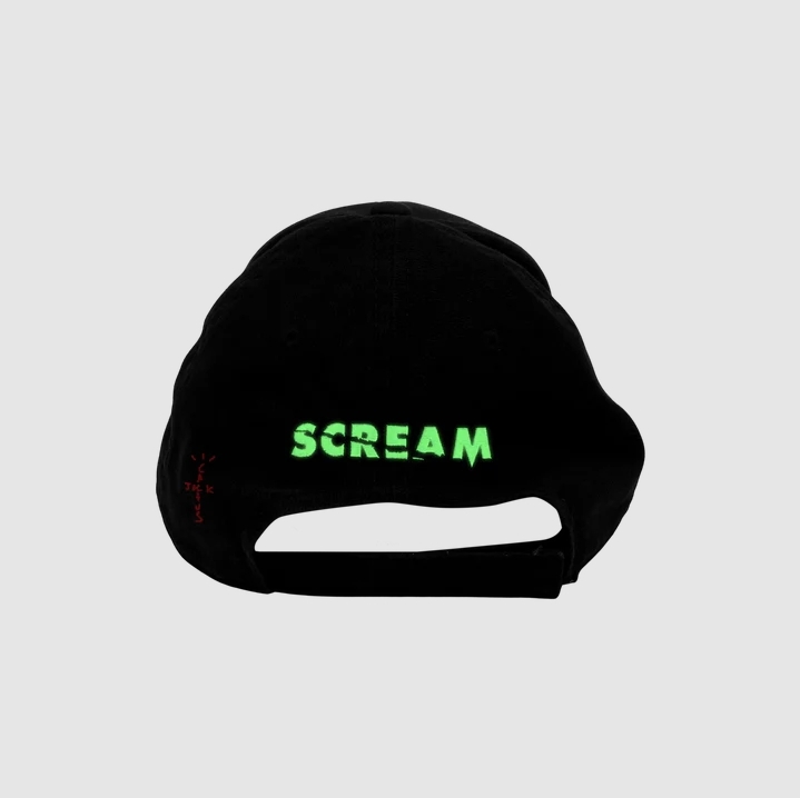 Travis Scott DON TOLIVER X SCREAM X CJ FAVORITE SCARY MOVIE HAT 驚聲尖叫 夜光 三方聯名 限定款 老帽