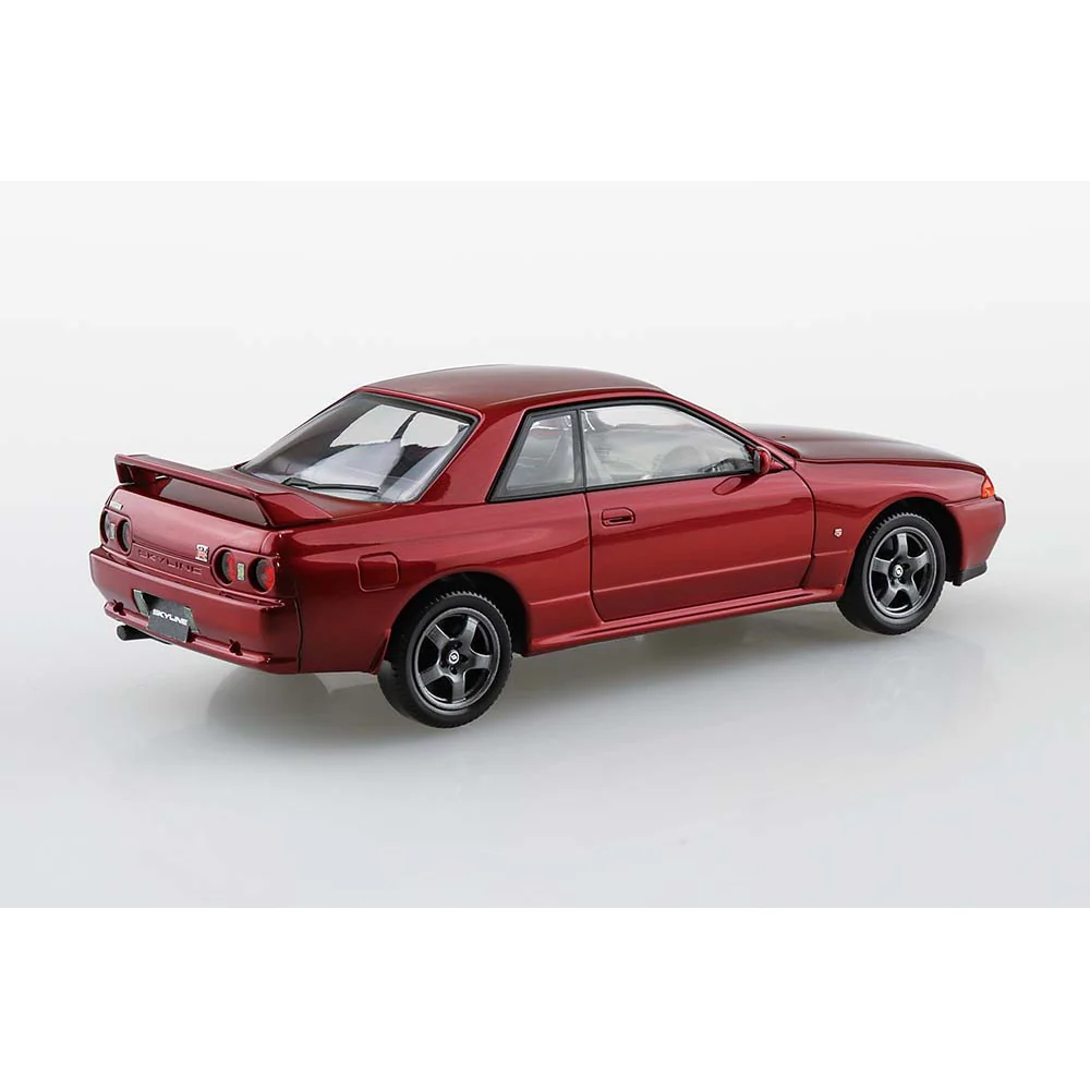 AOSHIMA 拼裝模型套件 日產 Skyline GT-R（珍珠紅）14-E 比例 1/32