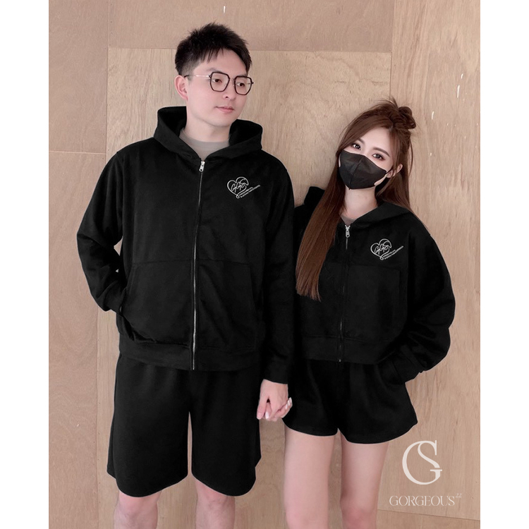 G9792 「Loving Heart′ 麂皮連帽外套」