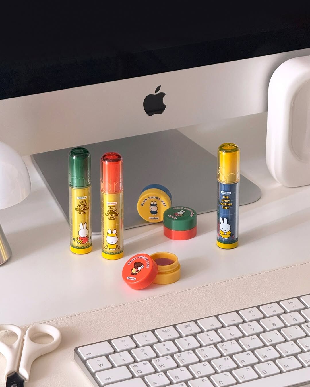 【現貨/預購】米菲兔 聯名彩妝 Rom&nd x Miffy  持久 水潤 唇膏 / 唇泥 組合 3色