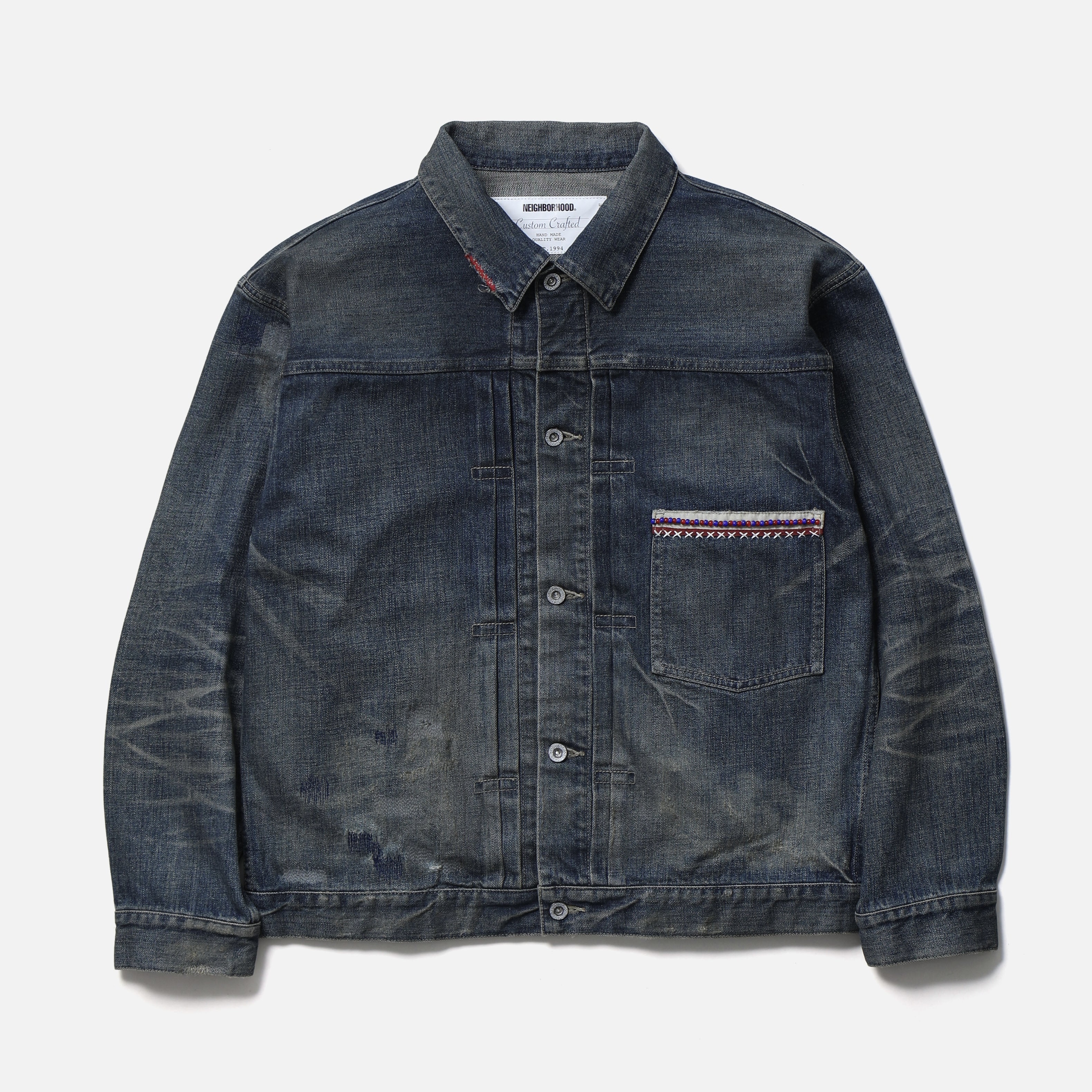NEIGHBORHOOD SAVAGE DENIM TYPE-1 JACKET 261XBNH-JKM01