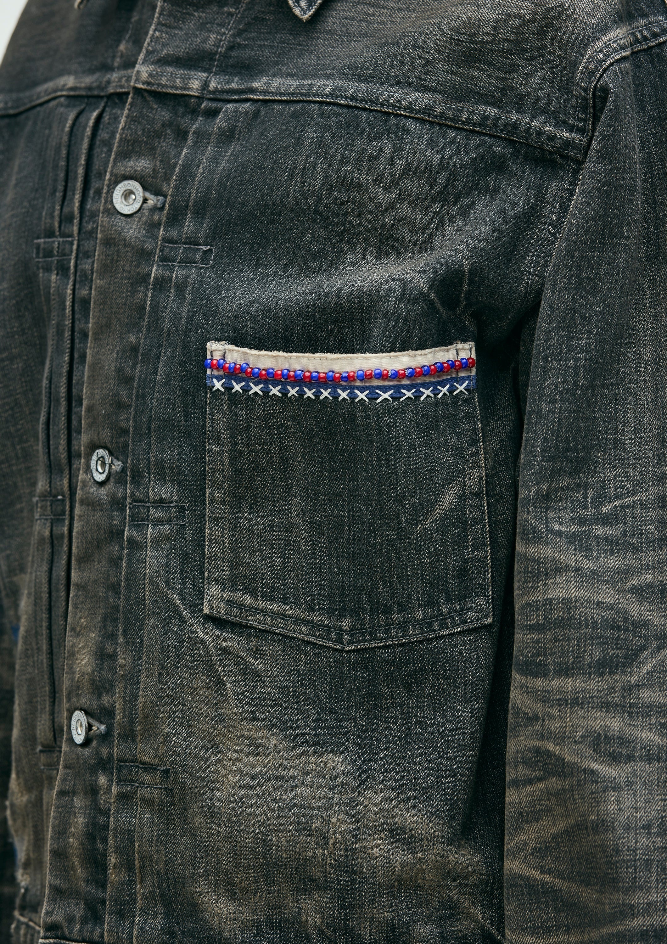 NEIGHBORHOOD SAVAGE DENIM TYPE-1 JACKET 261XBNH-JKM01