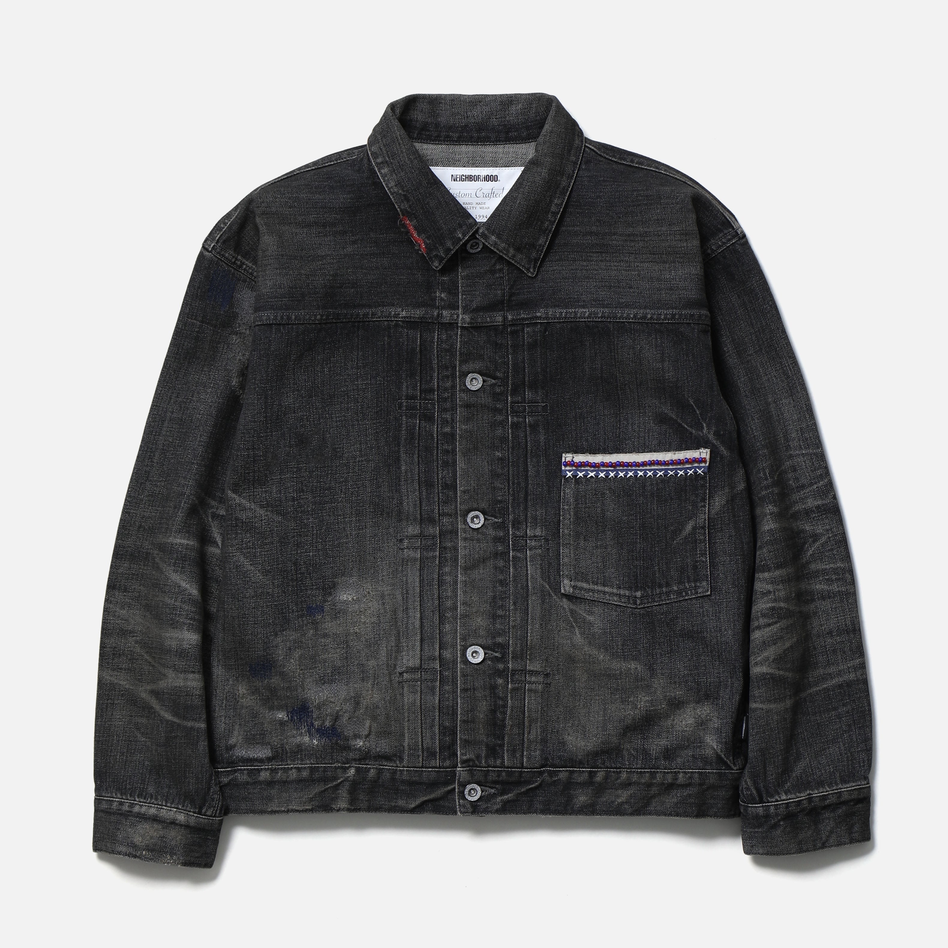 NEIGHBORHOOD SAVAGE DENIM TYPE-1 JACKET 261XBNH-JKM01