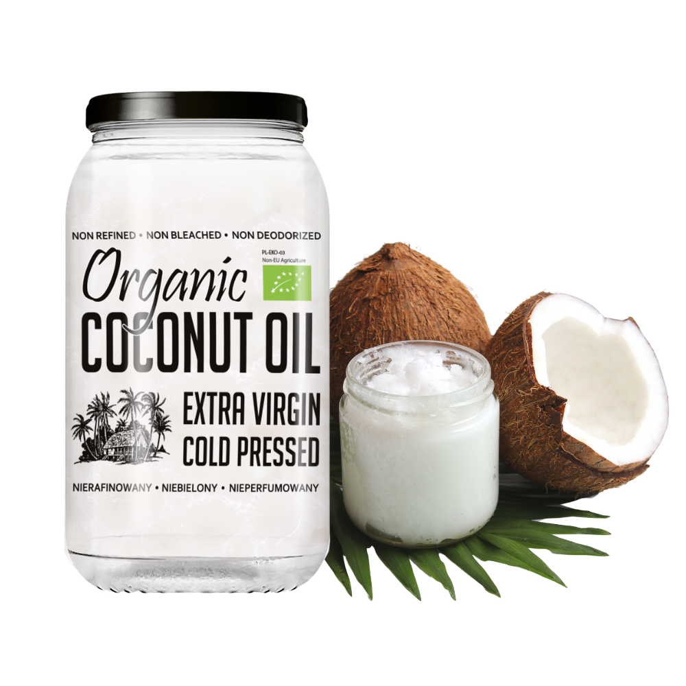 NATURAVENA - 有機冷壓未經精製無漂初榨椰子油 (1L) (12619)