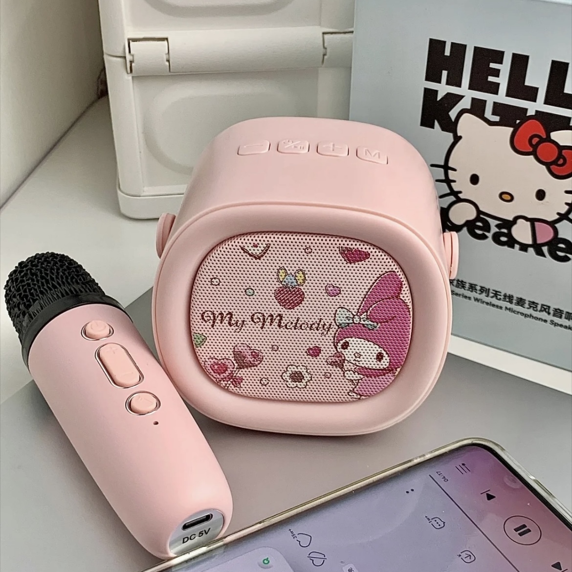 SANRIO 三麗鷗 藍牙音響 隨身KTV 迷你 環繞 立體音 家庭KTV 休閒娛樂  三款角色