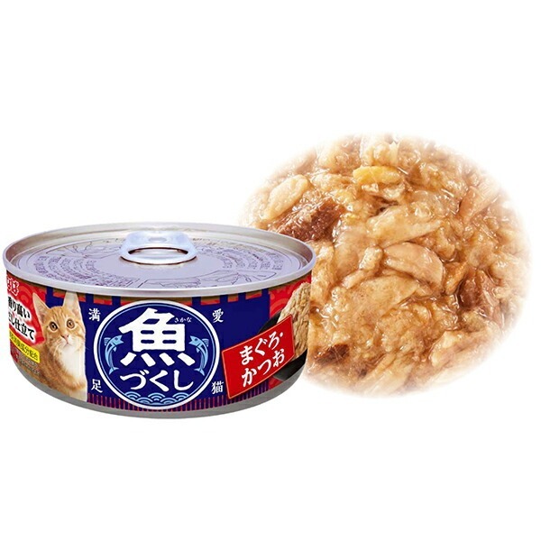 INABA 貓罐頭．魚盛 吞拿魚+鰹魚60g #IM-371