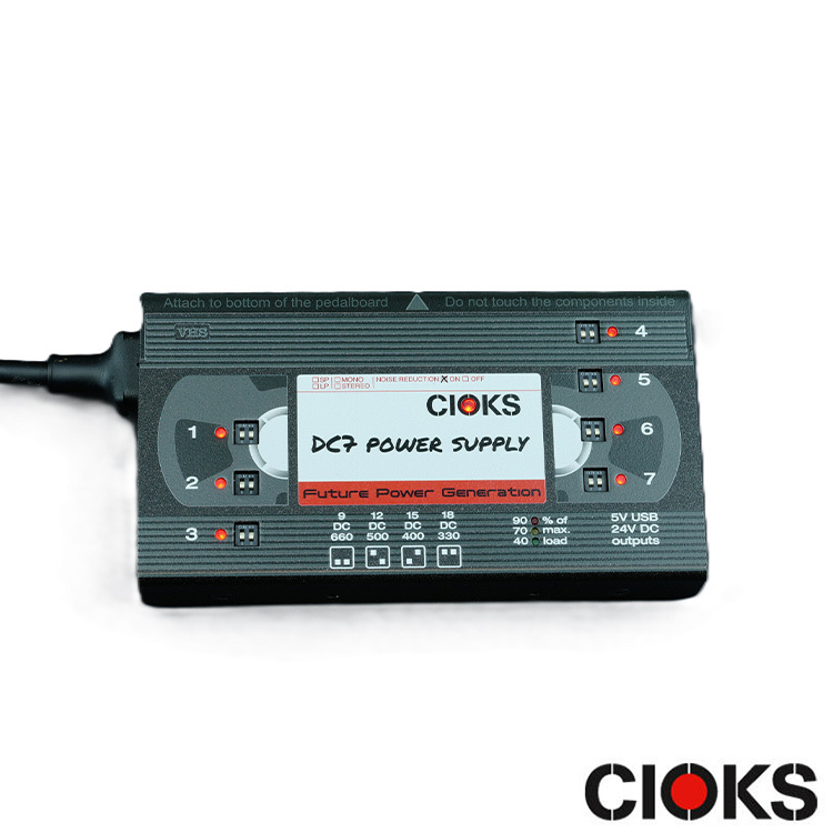 丹麥 限定款 CIOKS DC7 VHS 效果器 獨立 電源供應器