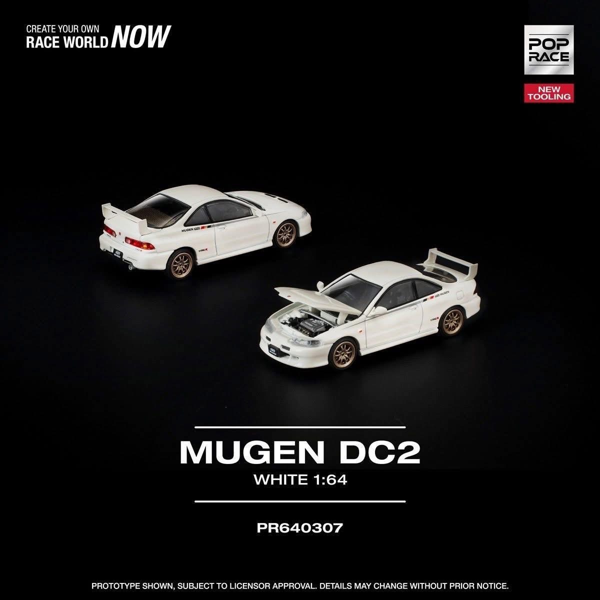 預訂 Pre Order - POPRACE 1/64 MUGEN DC2 WHITE
