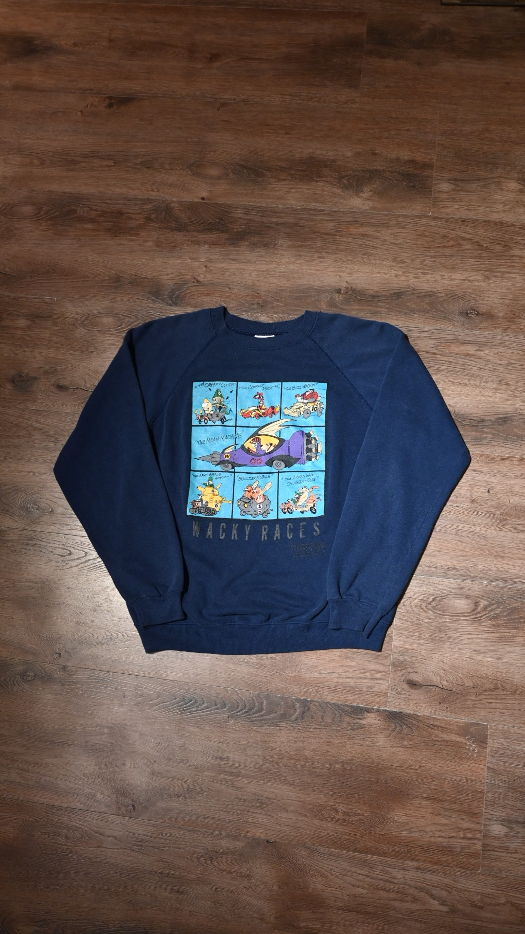 90’s Wacky Races Sweat Shirt (Made in USA)
