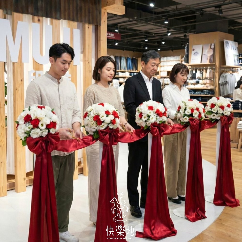 剪綵▪【客製】造型鮮花綵柱訂做