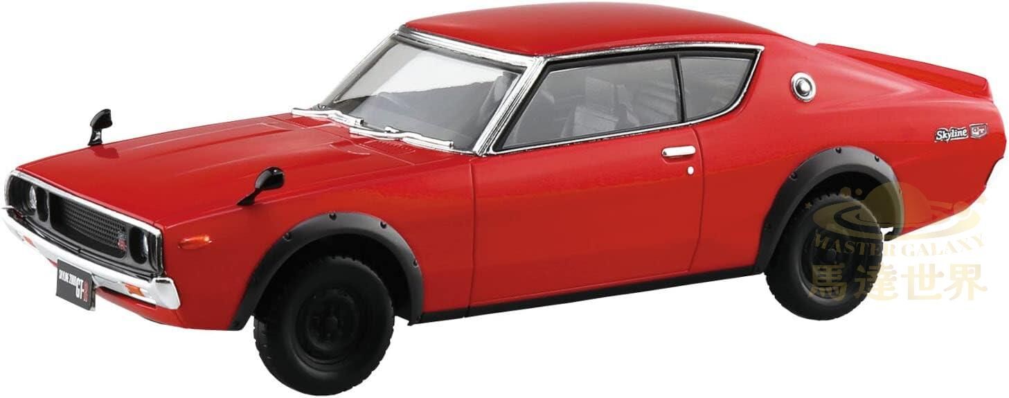 AOSHIMA 拼裝模型套件 日產 Skyline GT-R（紅色）18-C 比例 1/32