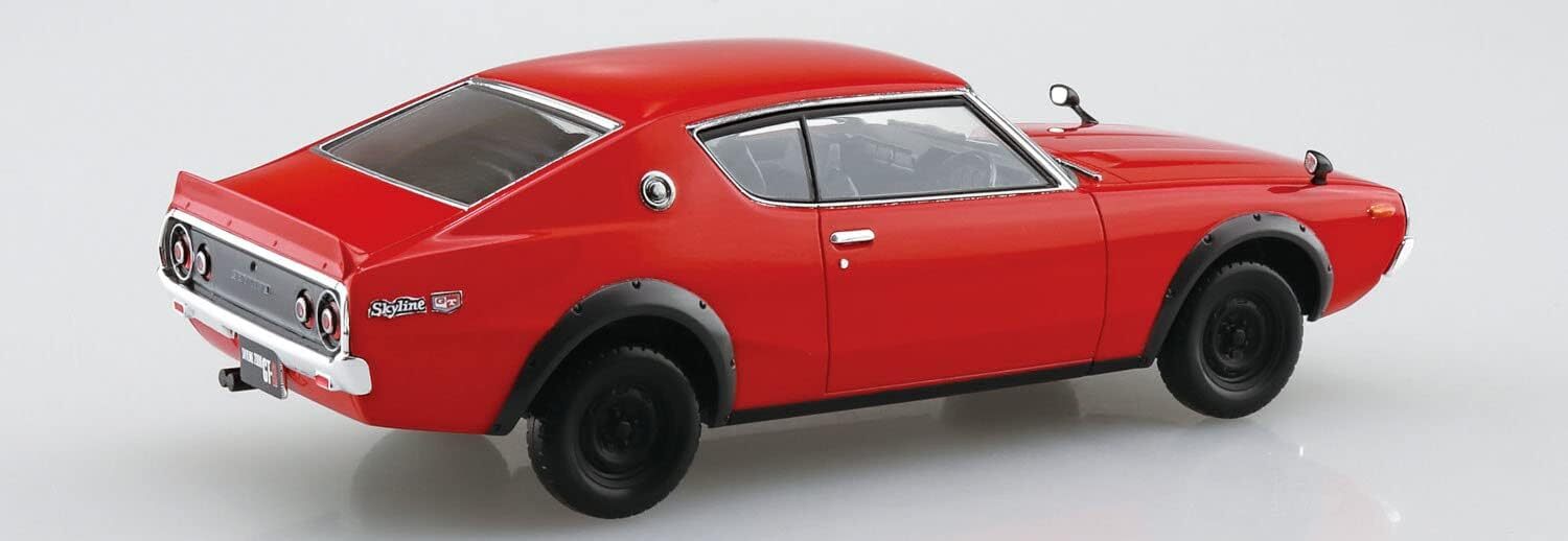 AOSHIMA 拼裝模型套件 日產 Skyline GT-R（紅色）18-C 比例 1/32