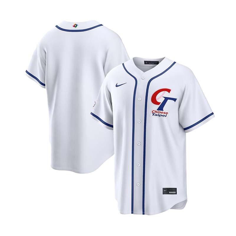 NIKE CHINESE TAIPEI 職棒中華隊 2026 WBC 世界棒球經典賽 球衣 白色 NIKE-01 [台灣現貨]