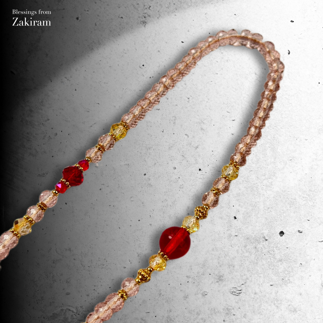 扎基拉姆 粉招財 鑽切手機鍊