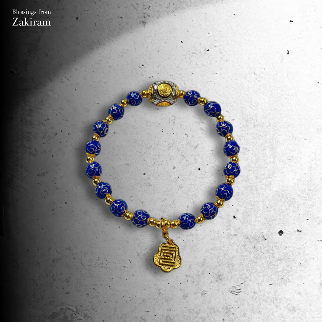 2026 獨家訂製款 掐絲琺瑯工藝珠 手串（健康 偏財