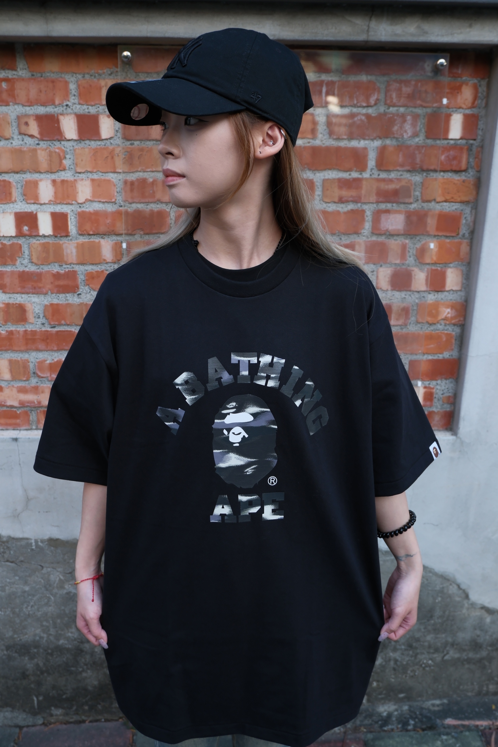Bape Screen 大猿頭刷色 短Tee 1M30110038