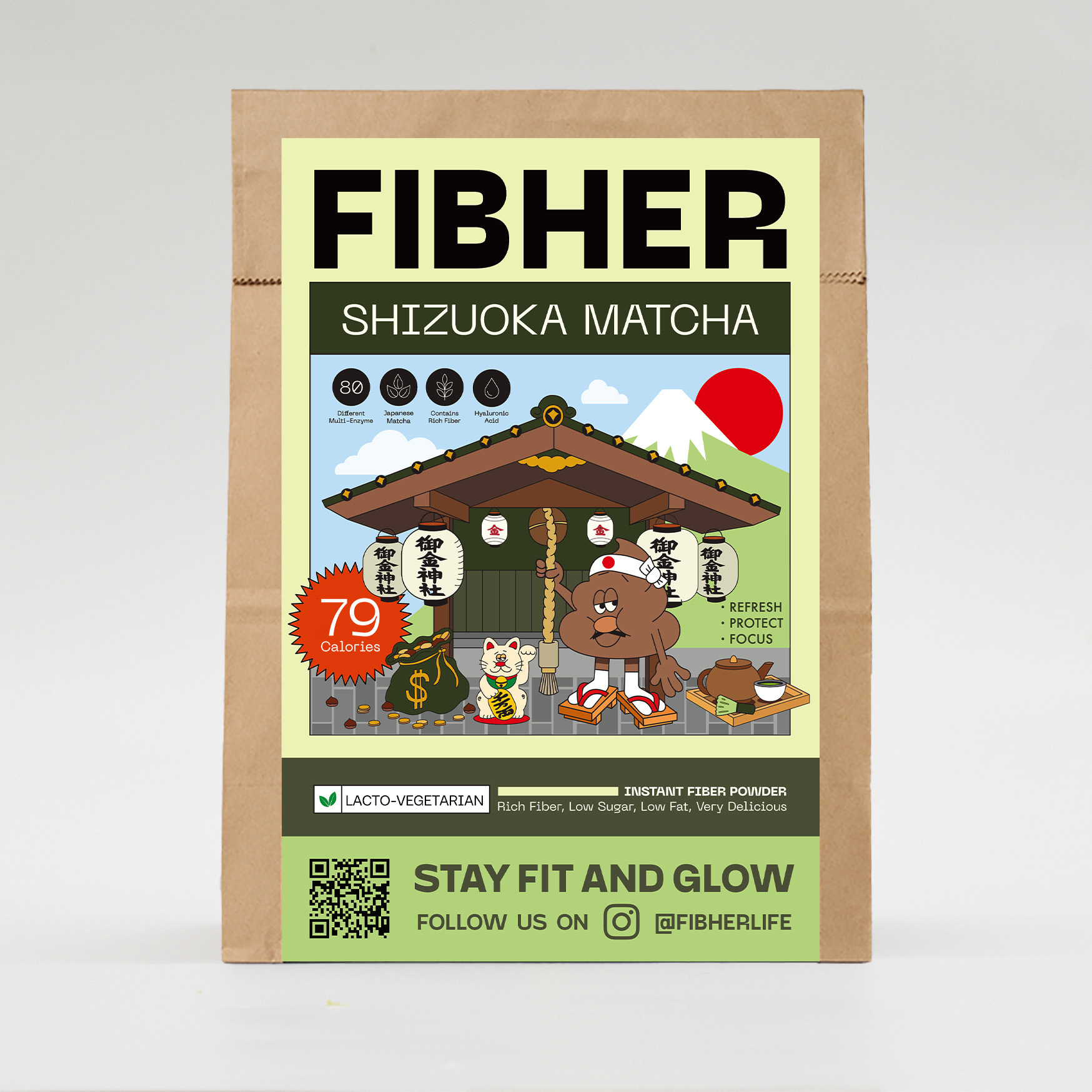 FIBHER 靜岡抹茶纖維飲【環保包裝】‼️預計3/23後出貨‼️