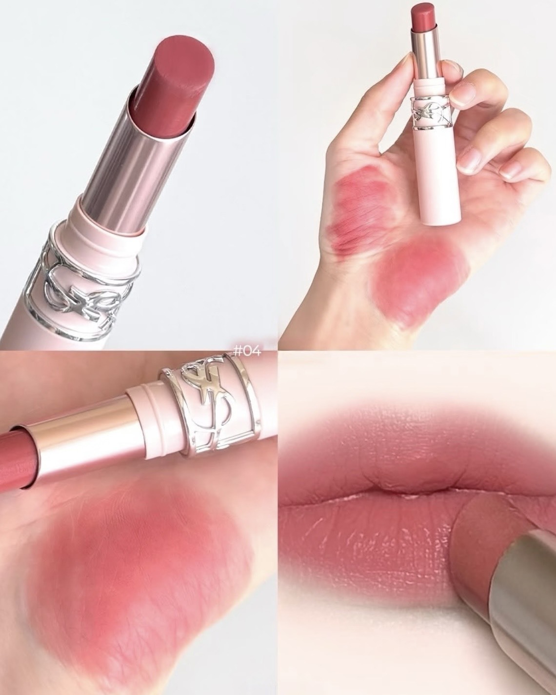 <首2日最低價>韓國限定 YSL聖羅蘭 情挑 裸吻 煙霧 唇膏 3g #03 #04