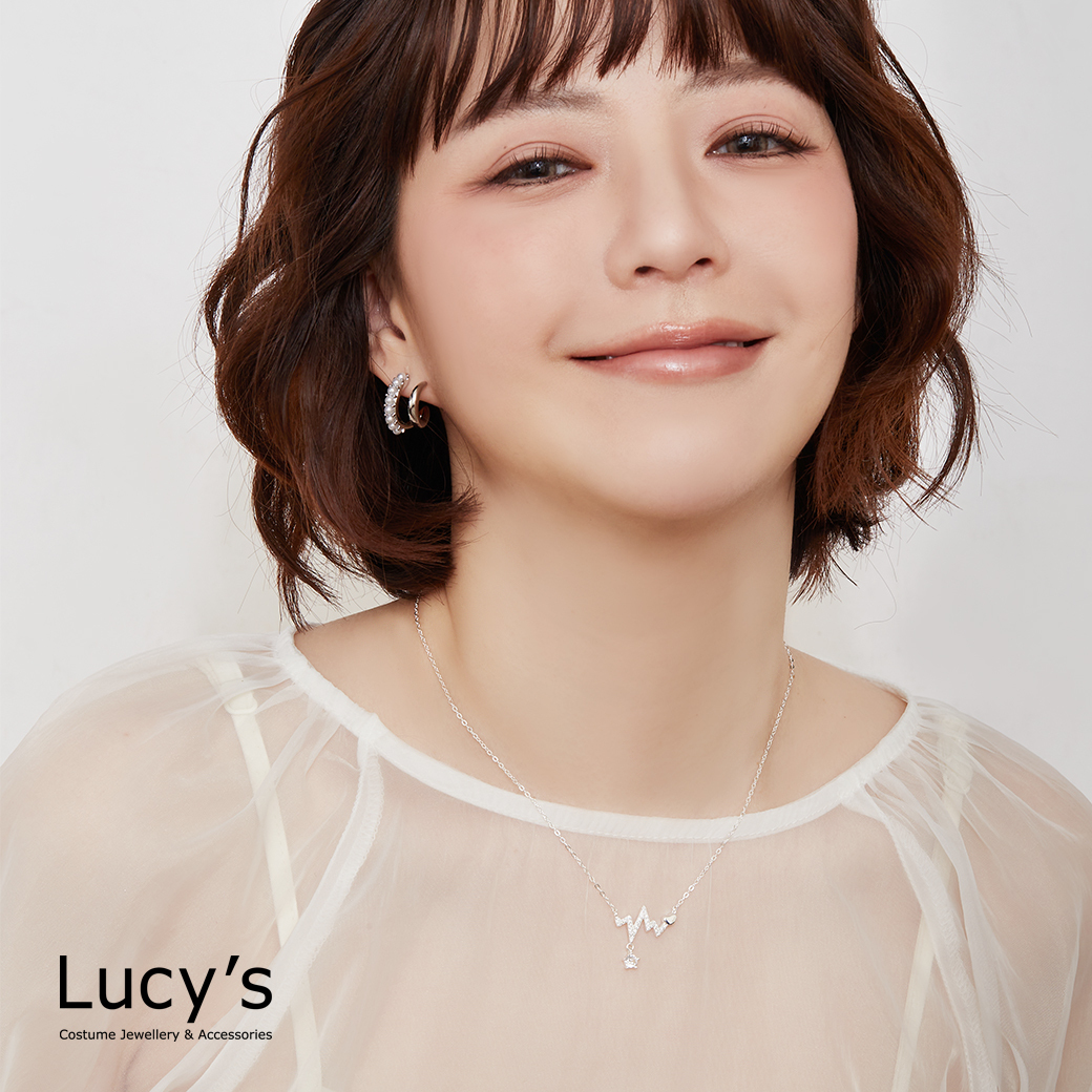 925純銀 心電圖 項鍊 (129611)