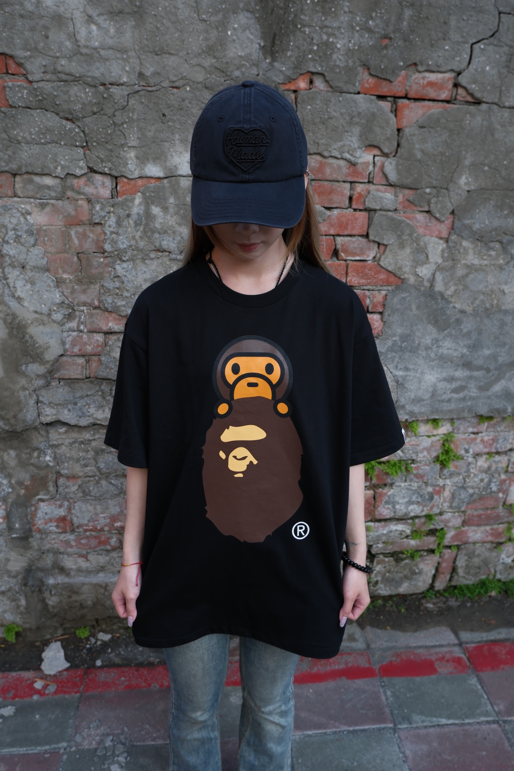 Bape Milo On Ape 短Tee 2M30110002