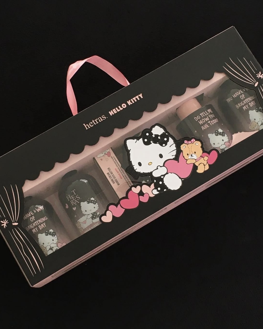 hetras. x HELLO KITTY 韓國限定 香氛 調香師 擴香 洗手乳 護手霜 禮盒