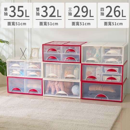 KEYWAY 聯府 K0981/K0982/K0983/K0984 抽屜整理箱-1入賣場