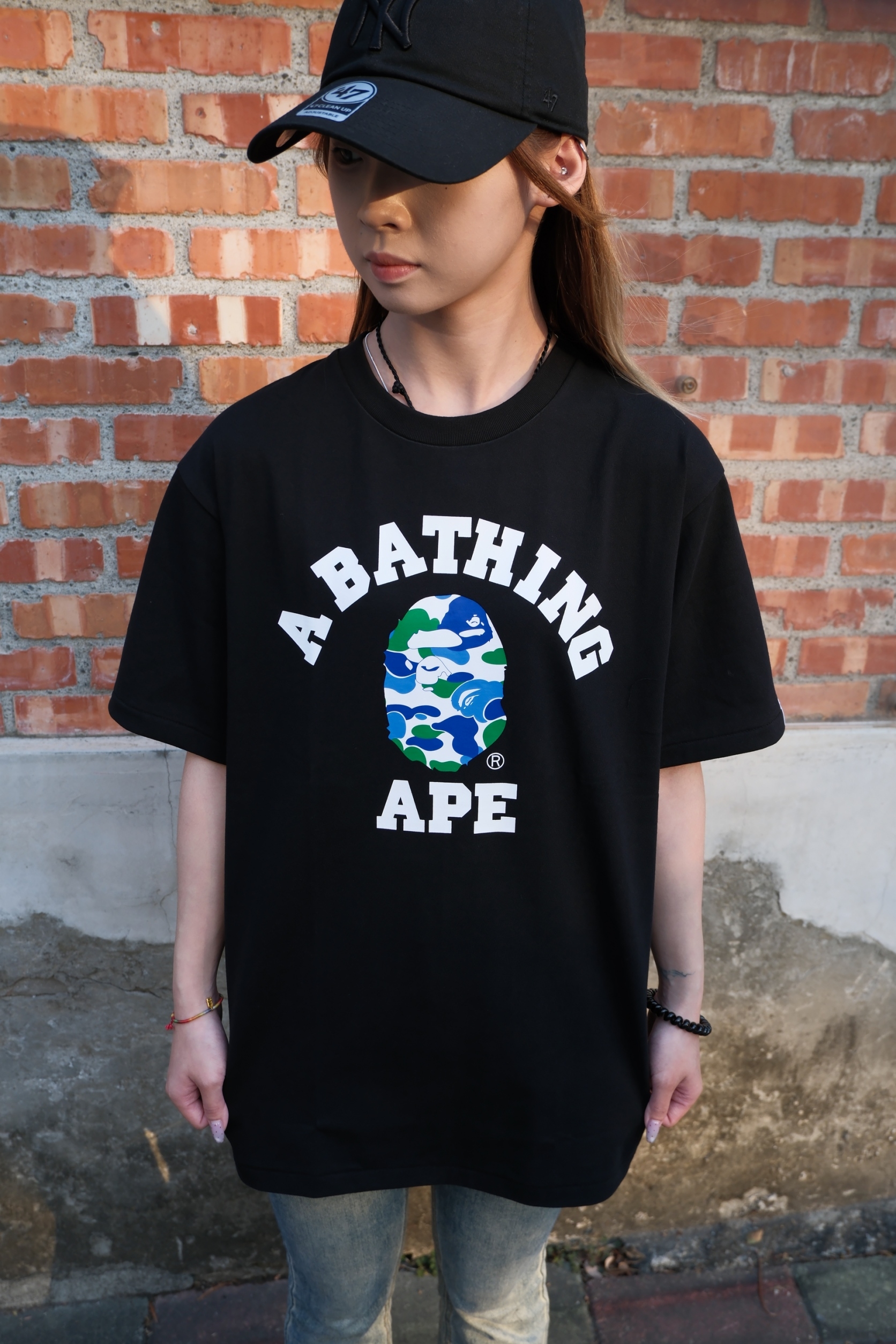 Bape 池袋限定 大猿頭 短Tee