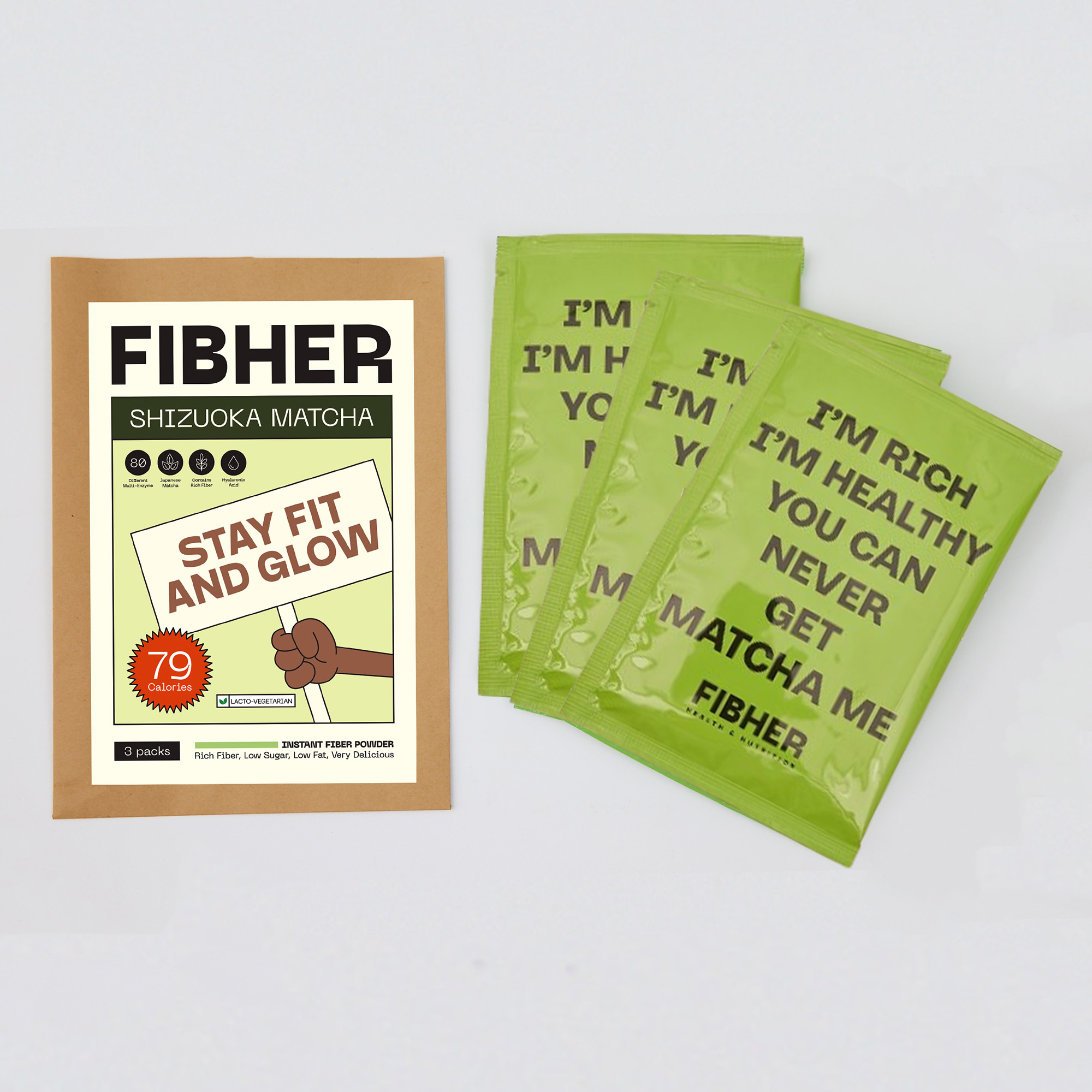 FIBHER 靜岡抹茶纖維飲【3日體驗組】‼️預計3/23後出貨‼️