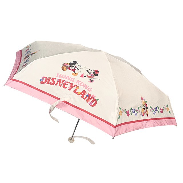 米奇 Mickey 米妮 Minnie 樂園標誌 圖案 折疊傘 晴雨傘 + 傘套 -香港迪士尼樂園