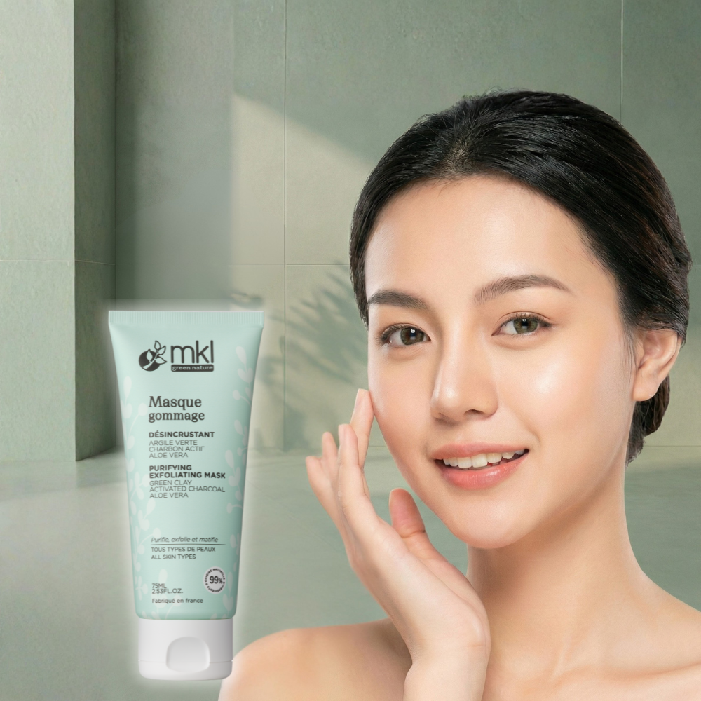 有機認證 綠泥活性碳 淨化去角質面膜 75ml