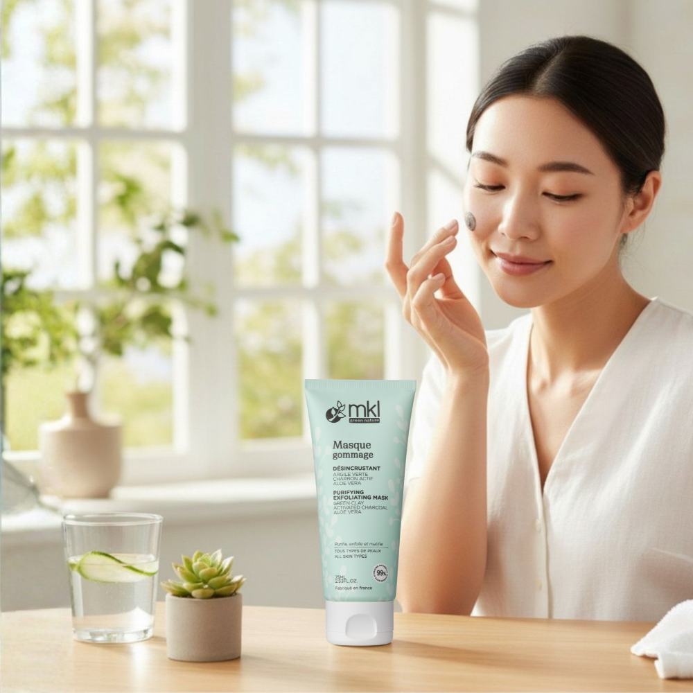 有機認證 綠泥活性碳 淨化去角質面膜 75ml