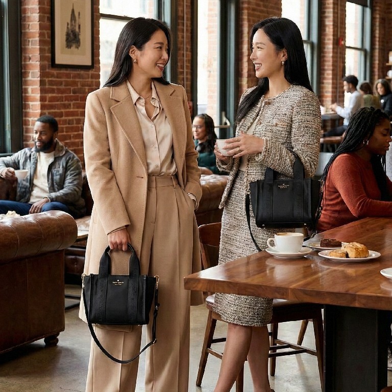 【預購】KATE SPADE H030208 輕量化尼龍迷你托特包