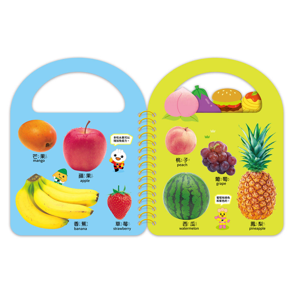 FOOD超人認知手提書-美味食物