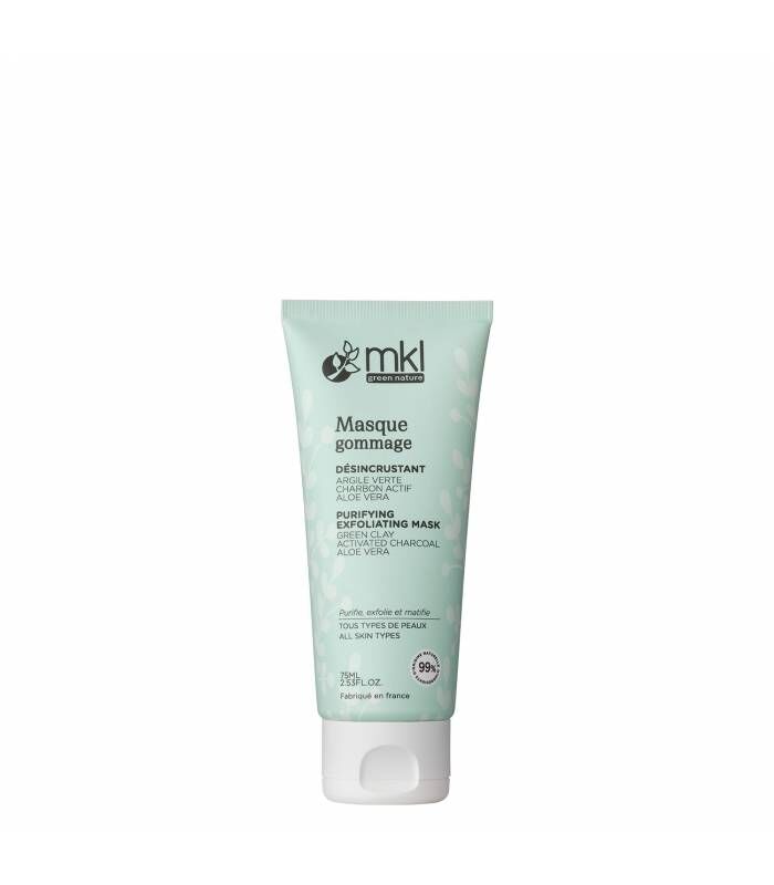 有機認證 綠泥活性碳 淨化去角質面膜 75ml