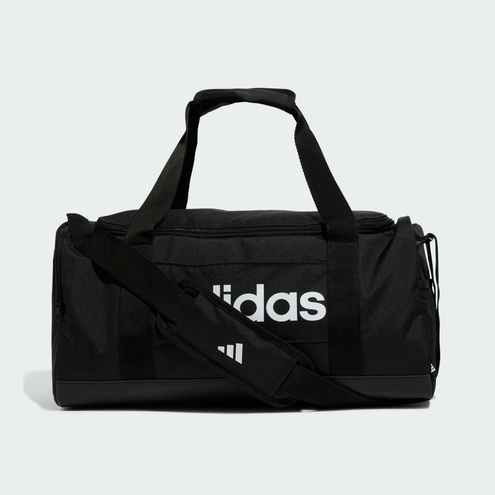 ADIDAS LINEAR DUFFEL S 全黑 旅行包 行李袋 運動 實用 愛迪達 JE8343