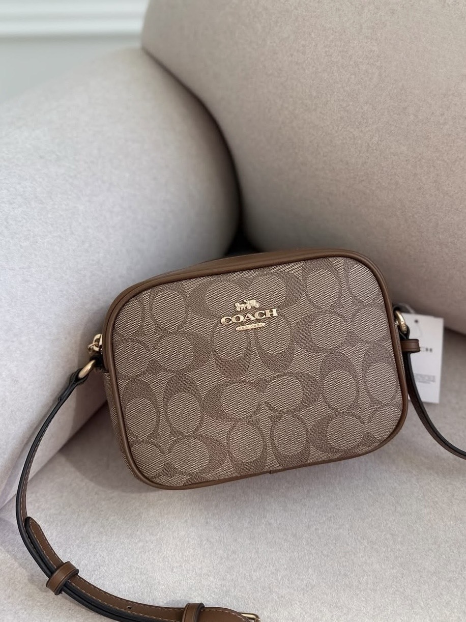 COACH JAMIE 經典老花 相機包